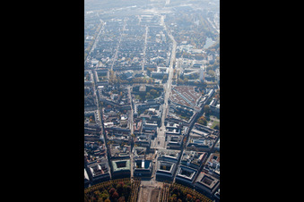 Karlstraße Market Square in the district Innenstadt-West in Karlsruhe in the state Baden-Wuerttemberg, Germany