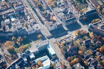 Reinhold-Frank Street Mühlburger Gate, Christ Church in the district Innenstadt-West in Karlsruhe in the state Baden-Wuerttemberg, Germany