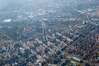 Yorckstrasse in the district Weststadt in Karlsruhe in the state Baden-Wuerttemberg, Germany