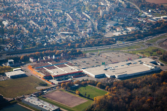 Maximilian Center in the district Maximiliansau in Wörth am Rhein in the state Rhineland-Palatinate, Germany
