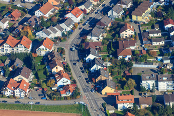 Habsburger Allee x Scharfeneckstr in Hagenbach in the state Rhineland-Palatinate, Germany