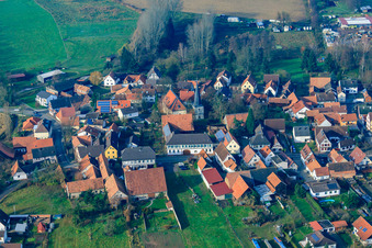 Main Street in Barbelroth in the state Rhineland-Palatinate, Germany