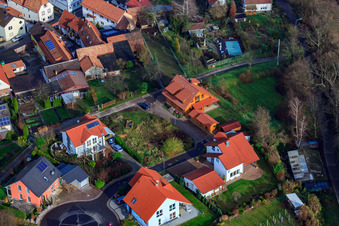 Aerial photograpy of Friedrich-Koch-Straße in Oberhausen in the state Rhineland-Palatinate, Germany