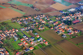 Aerial view of In the southern Au in Steinfeld in the state Rhineland-Palatinate, Germany