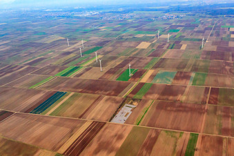 Geothermal test drilling site in Rülzheim in the state Rhineland-Palatinate, Germany