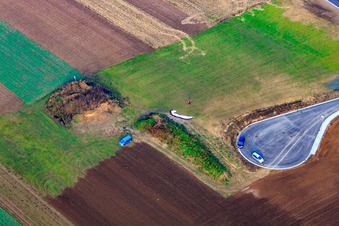Starting area of the Bienwald-Falken eV in Hatzenbühl in the state Rhineland-Palatinate, Germany