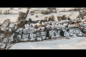 Ludwigstraße from the east in Jockgrim in the state Rhineland-Palatinate, Germany