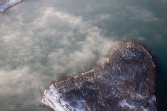 Lauterbourg in the state Bas-Rhin, France out of the air