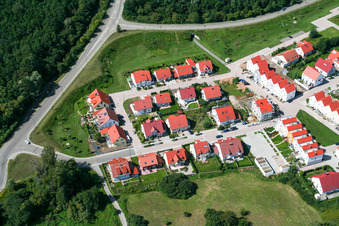 New development area Fuchsäcker Im Schnabel in Wörth am Rhein in the state Rhineland-Palatinate, Germany