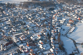 Mothern in the state Bas-Rhin, France out of the air