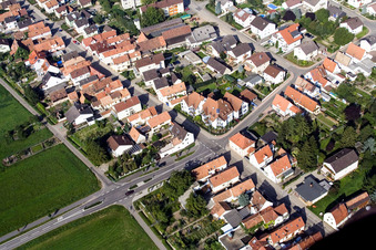 Saarstraße x Hubhofweg in Kandel in the state Rhineland-Palatinate, Germany