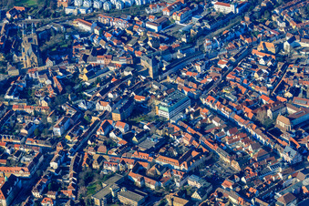 Maximilianstraße at the Altpörtel in Speyer in the state Rhineland-Palatinate, Germany