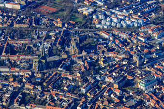 Memorial Church of the Protestation and Catholic Church of St. Joseph ttp in Speyer in the state Rhineland-Palatinate, Germany
