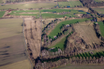 Aerial photograpy of Golf Club Pfalz Neustadt ad Weinstraße eV in the district Geinsheim in Neustadt an der Weinstraße in the state Rhineland-Palatinate, Germany