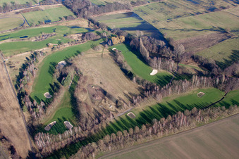 Golf Club Pfalz Neustadt ad Weinstraße eV in the district Geinsheim in Neustadt an der Weinstraße in the state Rhineland-Palatinate, Germany out of the air