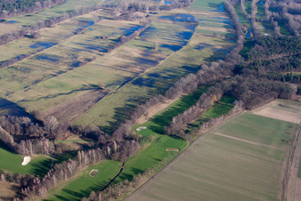 Golf Club Pfalz Neustadt ad Weinstraße eV in the district Geinsheim in Neustadt an der Weinstraße in the state Rhineland-Palatinate, Germany seen from above
