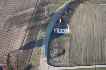 Poor Souls Chapel on Knittelsheimerstr in Herxheimweyher in the state Rhineland-Palatinate, Germany