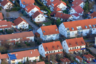 Sebastianring in Herxheim bei Landau in the state Rhineland-Palatinate, Germany