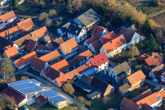 Nagel Winery in Vollmersweiler in the state Rhineland-Palatinate, Germany out of the air