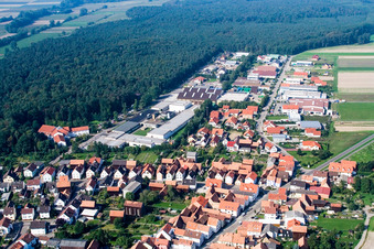 Industrial and commercial area Im Gereut/Industriestr. in Hatzenbuehl in the state Rhineland-Palatinate