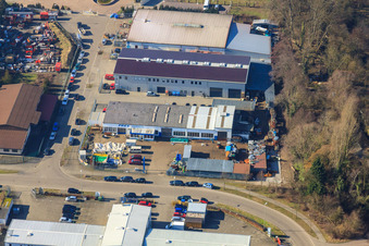 Horst industrial estate, Frey Metalltechnik in the district Minderslachen in Kandel in the state Rhineland-Palatinate, Germany