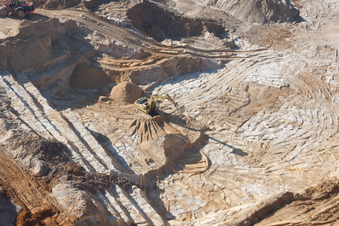 Riedseltz in the state Bas-Rhin, France seen from a drone