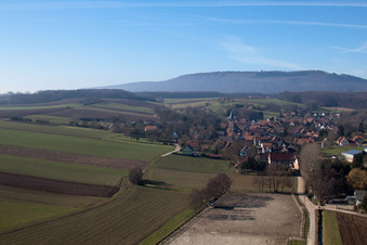 Drone image of Drachenbronn-Birlenbach in the state Bas-Rhin, France