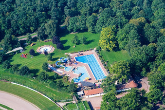 Herxheim Forest Open-Air Pool in Herxheim bei Landau in the state Rhineland-Palatinate, Germany