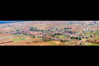 Panorama perspective von Seebach in Grand Est, France