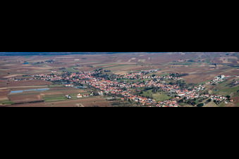 Panorama in Seebach in the state Bas-Rhin, France