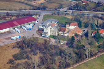 Logistics Center Nuss GmbH in the W business park in Herxheim bei Landau in the state Rhineland-Palatinate, Germany