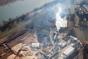 Aerial photograpy of Nolte in Germersheim in the state Rhineland-Palatinate, Germany