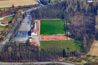 VFR sports fields Rheinsheim in the district Rheinsheim in Philippsburg in the state Baden-Wuerttemberg, Germany