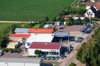 Fritz Walter car dealership in Steinweiler in the state Rhineland-Palatinate, Germany