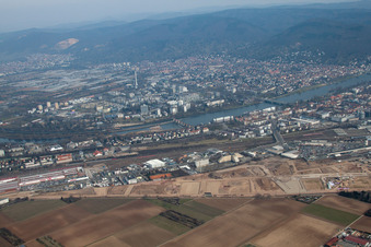 Neuenheimer Feld in the district Ochsenkopf in Heidelberg in the state Baden-Wuerttemberg, Germany