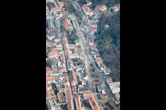 Aerial view of Friedrich Ebert Plant in the district Voraltstadt in Heidelberg in the state Baden-Wuerttemberg, Germany