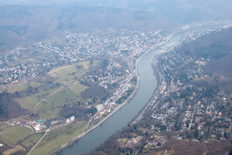District Ziegelhausen in Heidelberg in the state Baden-Wuerttemberg, Germany