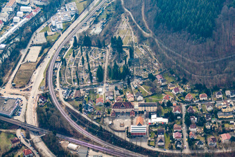 Cemetery in Neckargemünd in the state Baden-Wuerttemberg, Germany
