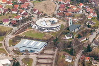 School building of the Leopold-Feigenbutz-Realschule in Oberderdingen in the state Baden-Wurttemberg, Germany