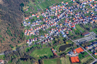 Diving group Klingenmünster at Klingbachweiher and Tennis Club Klingenmünster in Klingenmünster in the state Rhineland-Palatinate, Germany