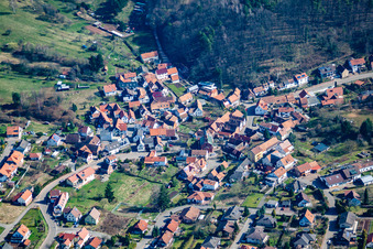 Aerial view of From the southwest in the district Stein in Gossersweiler-Stein in the state Rhineland-Palatinate, Germany