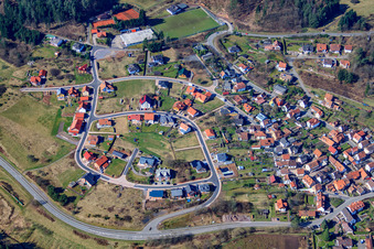 New development area Kandeläcker Am Schemel in Erfweiler in the state Rhineland-Palatinate, Germany