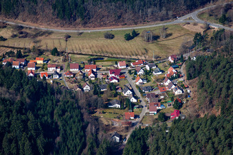District Salzwoog in Lemberg in the state Rhineland-Palatinate, Germany out of the air