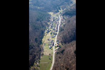Aerial photograpy of Hanviller in the state Moselle, France