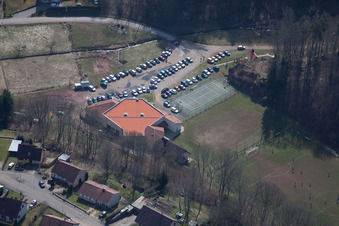 Schorbach in the state Moselle, France seen from above