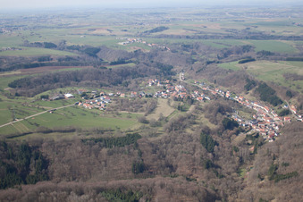 Hottviller in the state Moselle, France out of the air