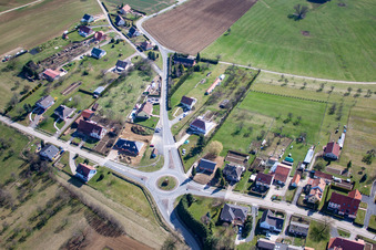 Butten in the state Bas-Rhin, France from above