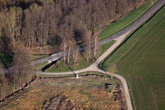 Aerial photograpy of Retschwiller in the state Bas-Rhin, France