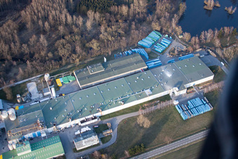 Sitek Insulation in the district Altenstadt in Wissembourg in the state Bas-Rhin, France from a drone