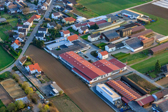 Christoph's farm shop and farms on the Alzheimer's Way in Herxheim bei Landau in the state Rhineland-Palatinate, Germany
